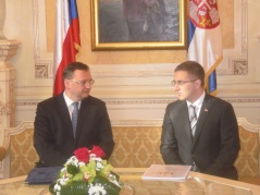 17.decembar 2012.godine Predsednik Narodne skupštine i predsednik Vlade Češke Republike 